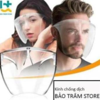 Kính chống giọt bắn kính chống dịch bảo hộ đi đường chống bụi, chống tia UV FULL mặt
