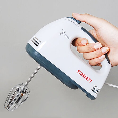 Máy đánh trứng cầm tay tặng kèm 4 que đánh