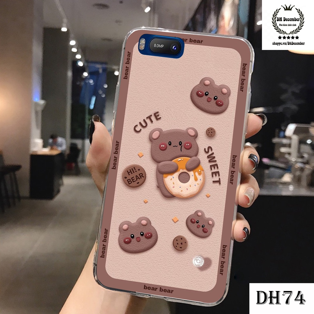 Ốp lưng dẻo Vsmart BEE in hình 3D GẤU cute be@r, soda, happy day cực hot ,thời thượng