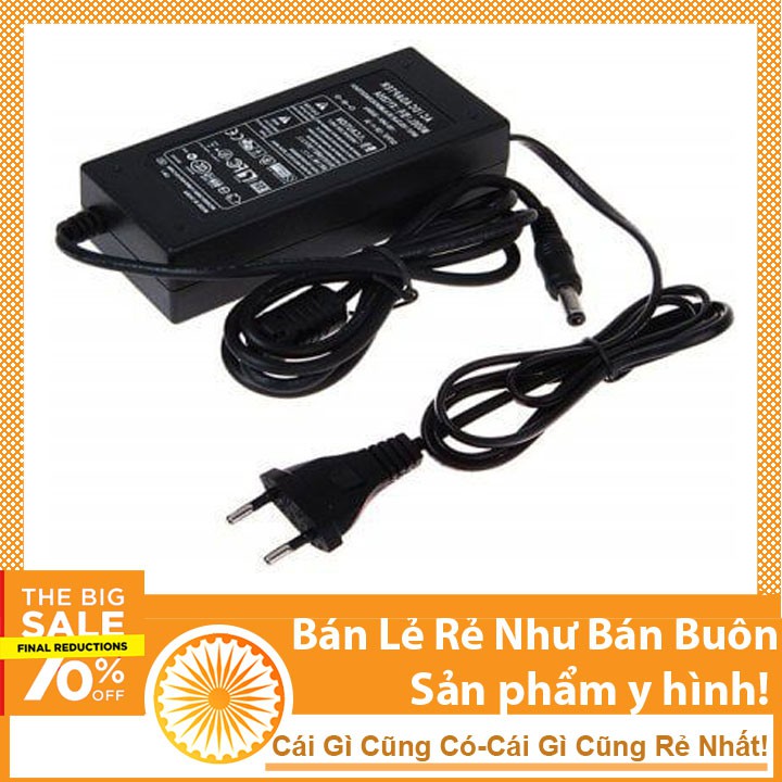 Bộ nguồn nhựa adapter 12V-5A (DC) (Đen)