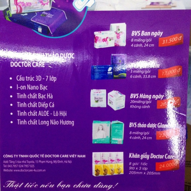 Băng vệ sinh doctor care