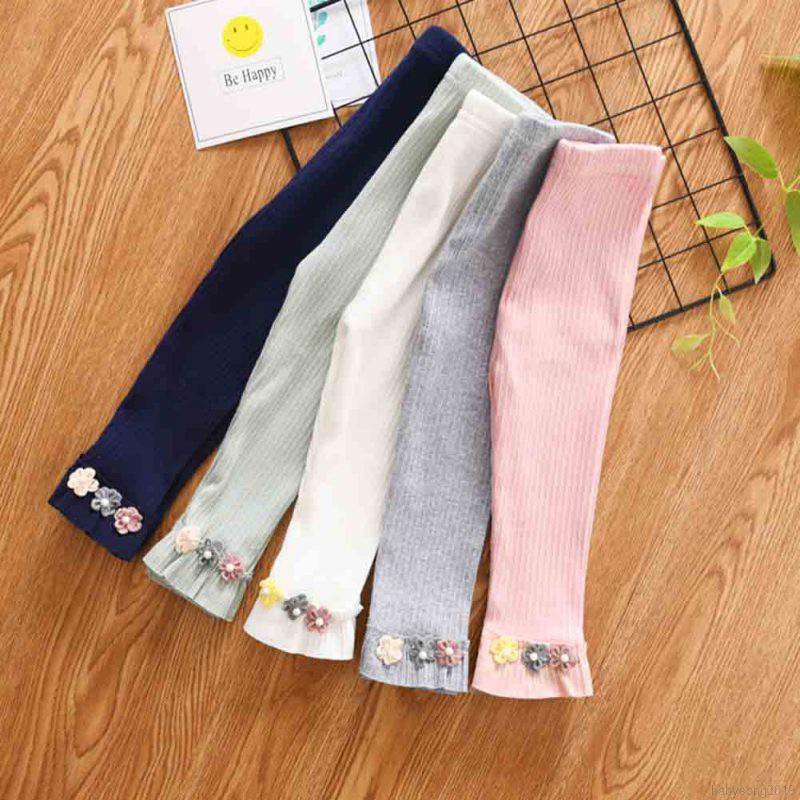 Quần Legging Đính Nơ Cho Bé Gái