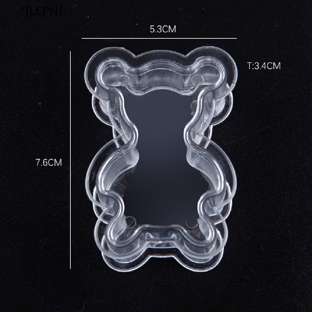 Hộp Đựng Kẹo Bằng Nhựa Trong Suốt Hình Gấu DIY