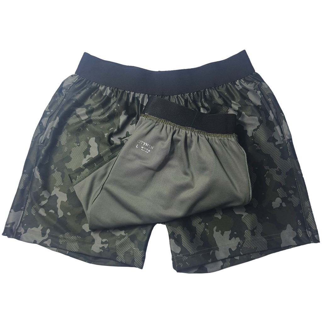 Quần short nam thể thao tập gym quần đùi mặc nhà CITYMEN vải thun lạnh co giãn 4 chiều thoải mái vận động