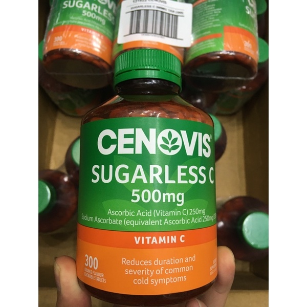 Viên ngậm vitamin C Cenovis 500mg hỗ trợ sức khoẻ mùa dịch