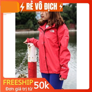 Áo khoác gió 2 lớp the north fa.ce màu trơn chống nước vnxk