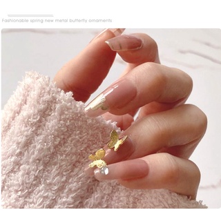 SET 10 CON BƯỚM VÀNG TRANG TRÍ MÓNG
