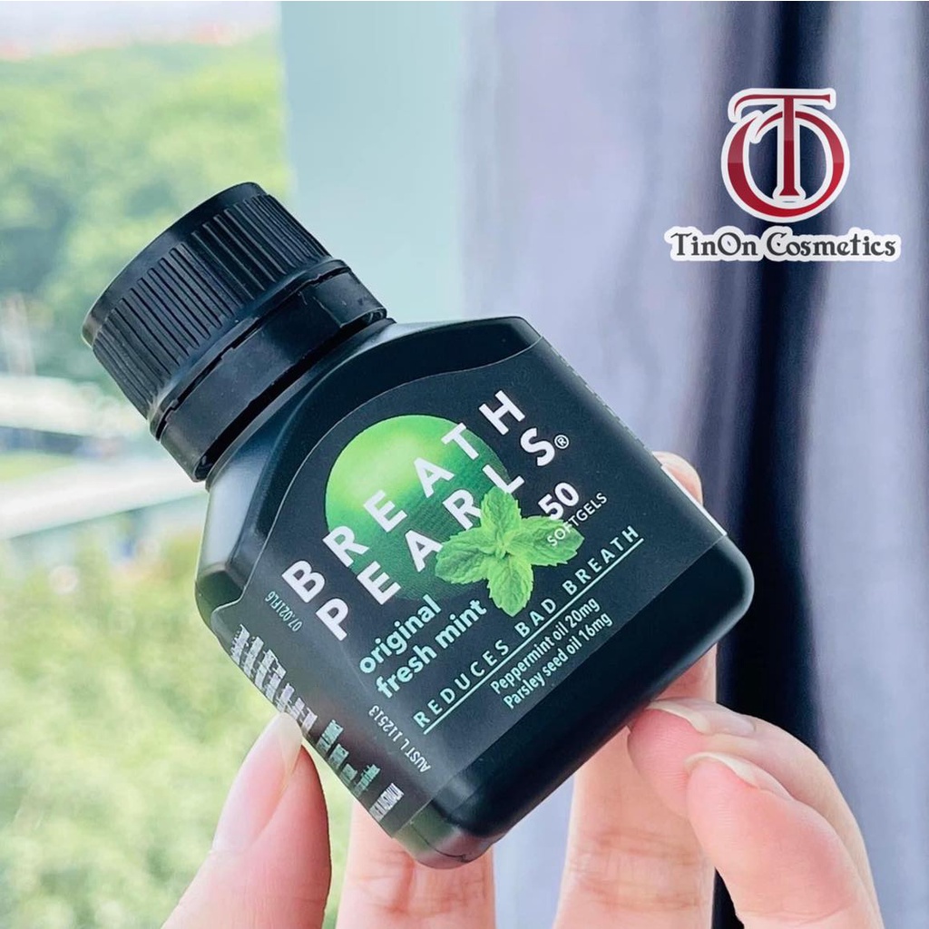 Viên uống giúp thơm miệng breath pearls original úc 50 viên - ảnh sản phẩm 3