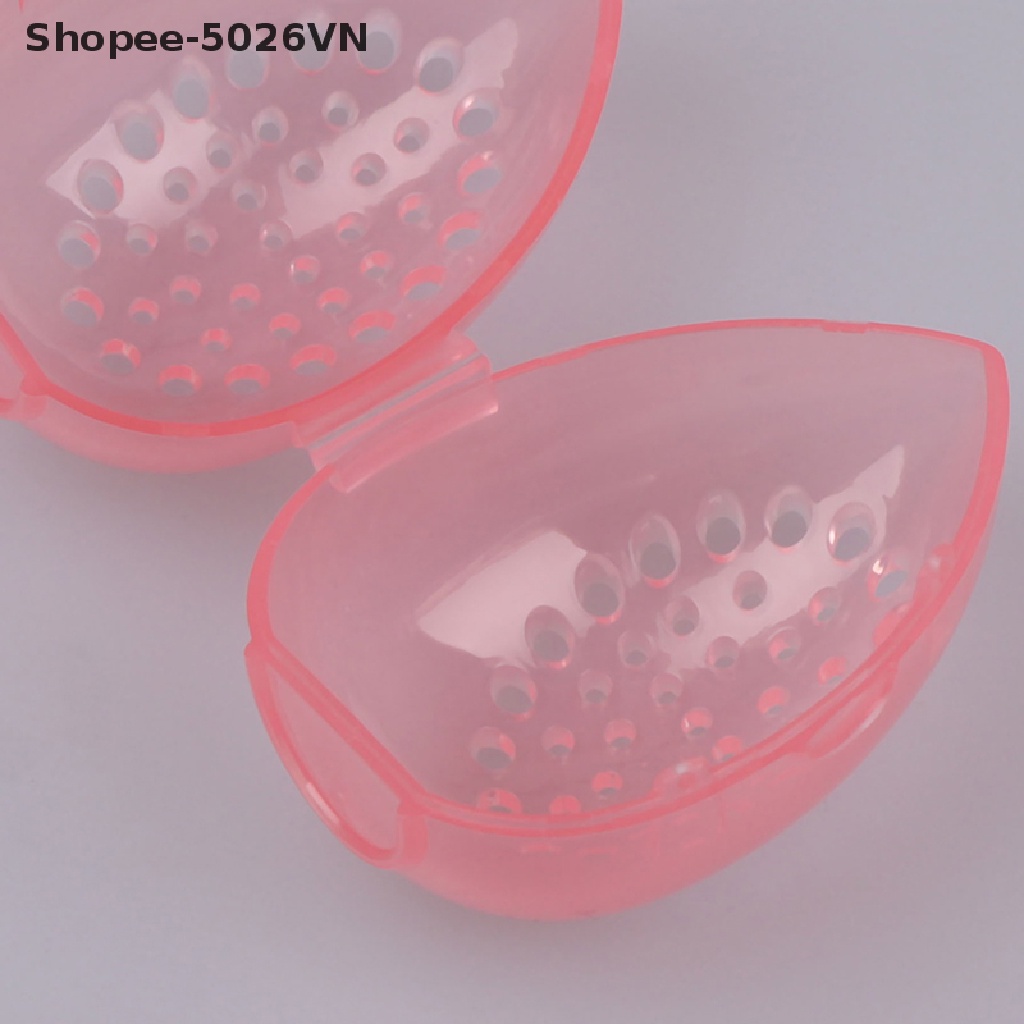 1 Hộp Rỗng Đựng Mút Trang Điểm Hình Quả Trứng