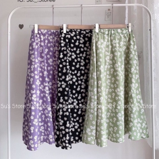 [ Mã FAMAYWA2 giảm 10K đơn 50K] Set chân váy hoa nhí phối áo hai dây voan lụa nhiều màu | BigBuy360 - bigbuy360.vn