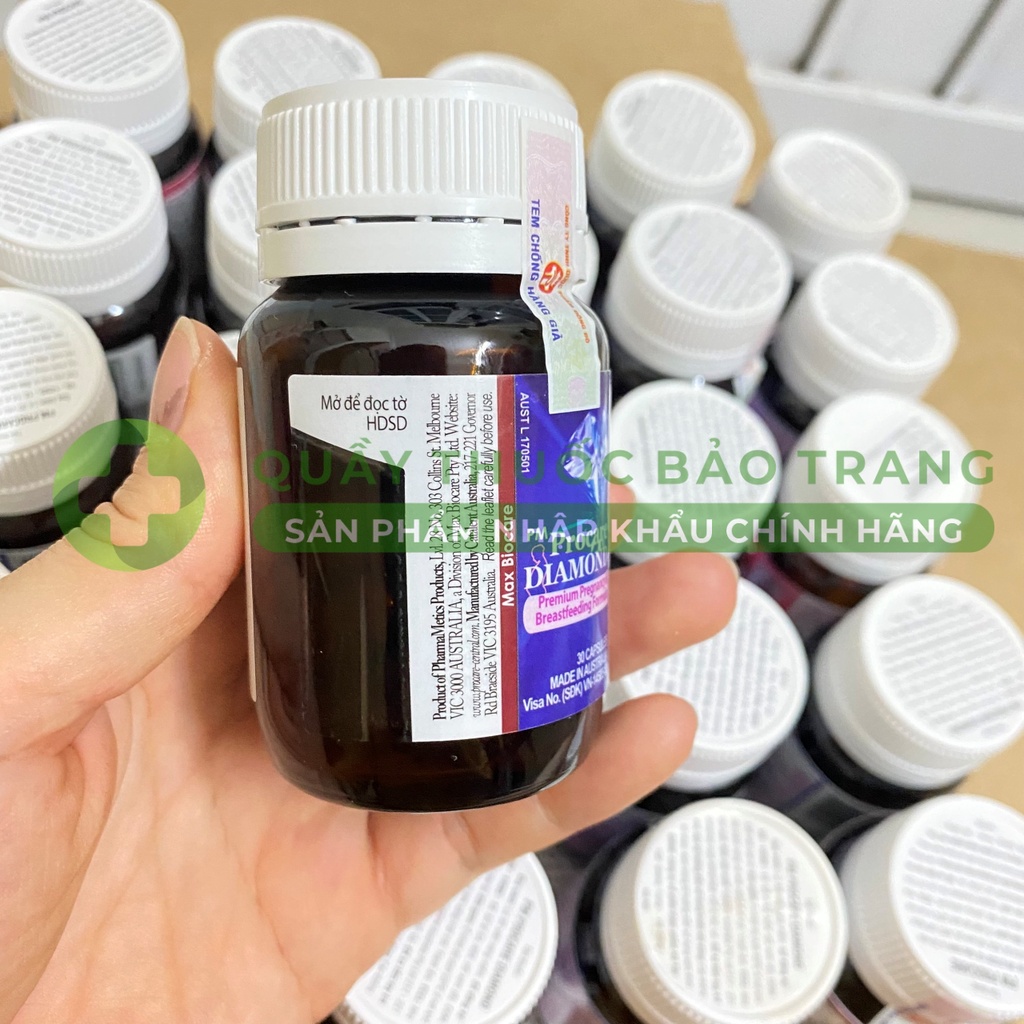 PM Procare Diamond - Vitamin Tổng Hợp Cho Phụ Nữ Có Thai Và Cho Con Bú