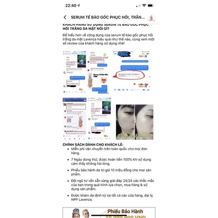 Serum tế bào gốc Lavenza 🌸Freeship🌸 Nám, tàn nhang, da không đều màu | BigBuy360 - bigbuy360.vn