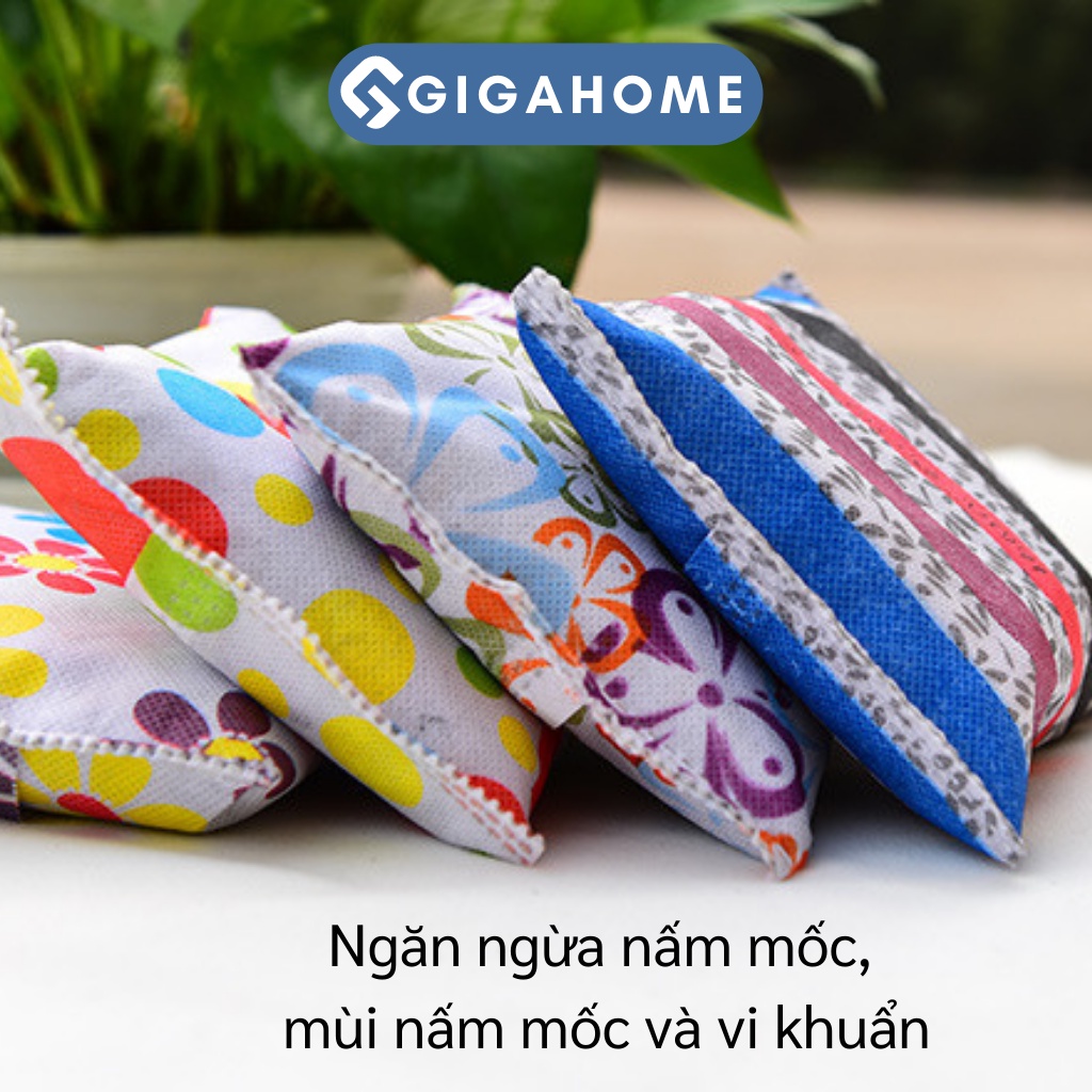 Túi Than Tre Hoạt Tính GIGAHOME Lọc Khí, Khử Mùi Ô Tô, Phòng Ở 7032