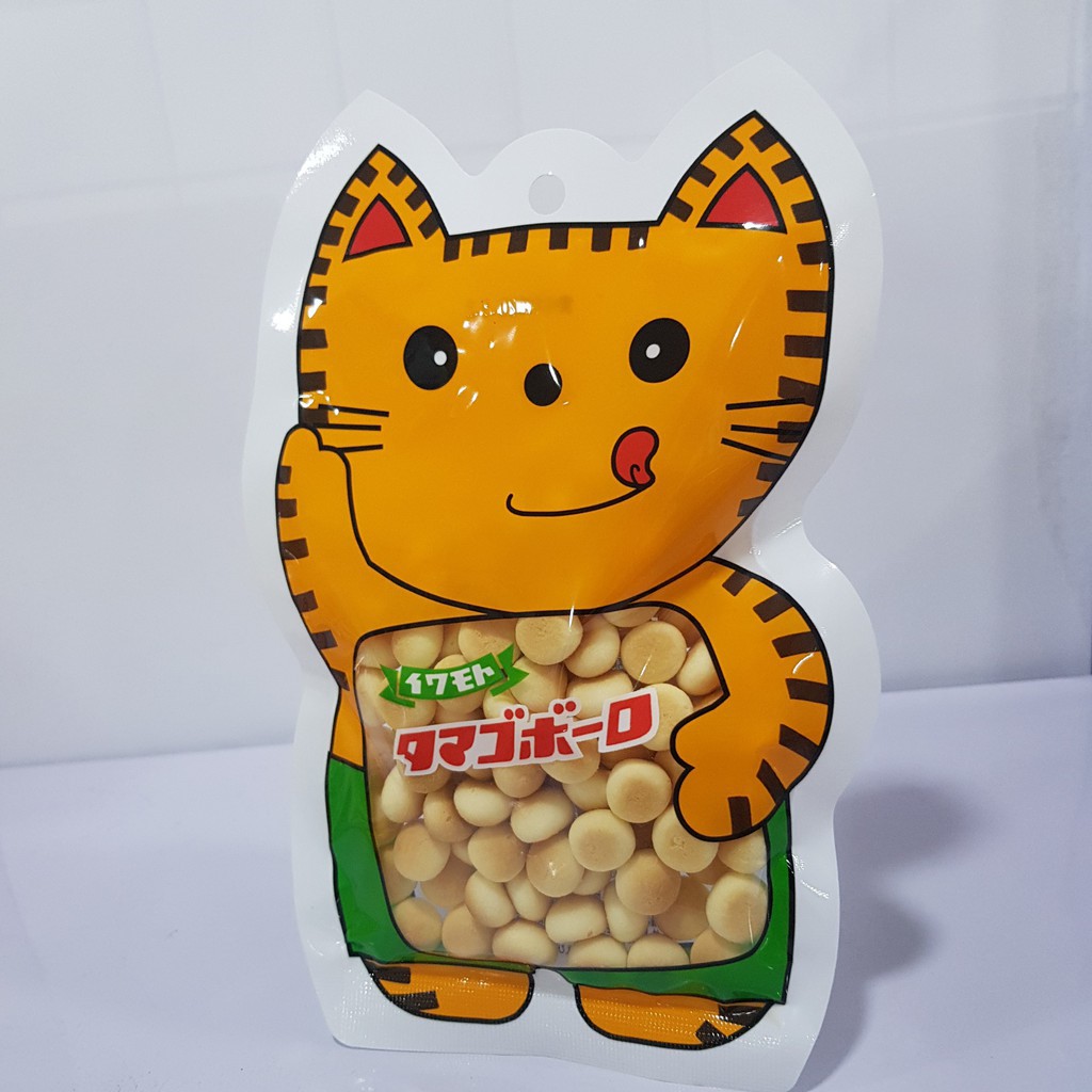 Bánh Ăn Dặm Men Sữa 50G Hình Mèo, Hình Thỏ Nhật Bản [HSD 30/1/2022]