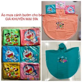 Áo mưa cánh dơi cho bé