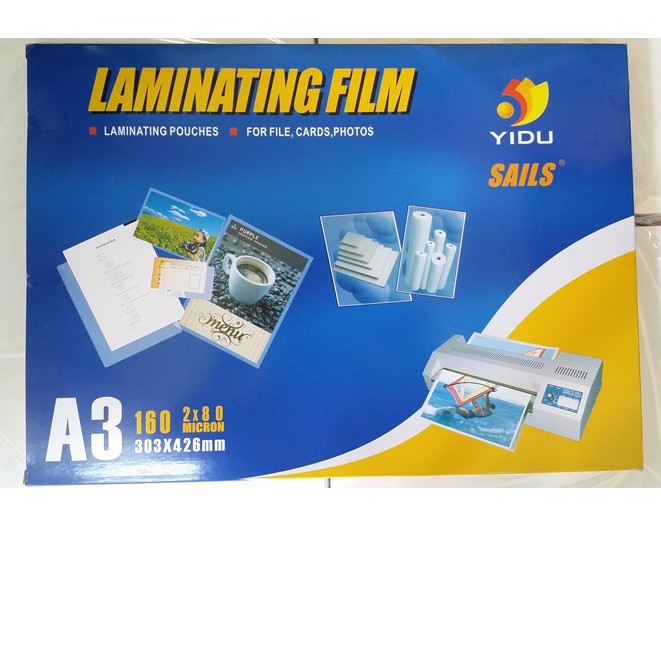 Nhựa ép YiDu a3-80 mic ( 100 tờ/ xấp)