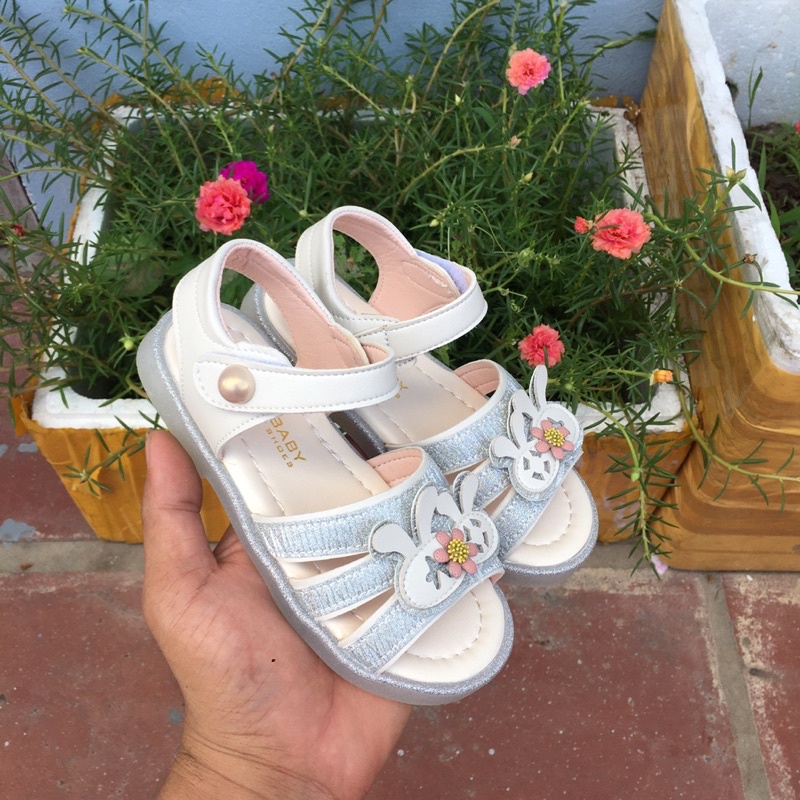 Sandal hoa Thỏ Quảng Châu cao cấp 6006-1 cho bé