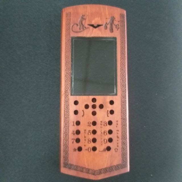 Vỏ gỗ cho điện thoại 2700 mẫu chữ cha mẹ