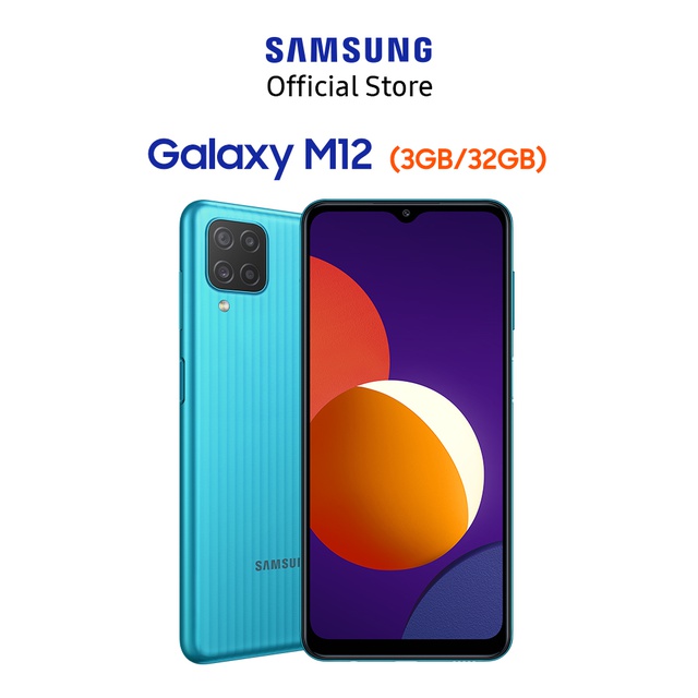 Điện Thoại Samsung Galaxy M12 (3GB/32GB) - Hãng Phân Phối Chính Thức