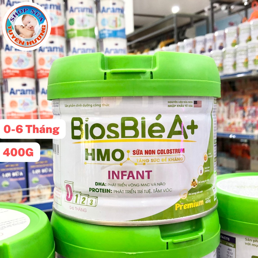 Sữa BiosBle A+ HMO số 0,1,2 900G, 400G - BioBle