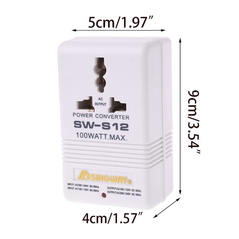 Bộ Chuyển Đổi Điện Áp Alli 220 / 240v Sang 110 / 120v