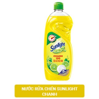 Nước rửa chén Sunlight Chanh mới sạch nhanh xả bọt nhanh chai 380g