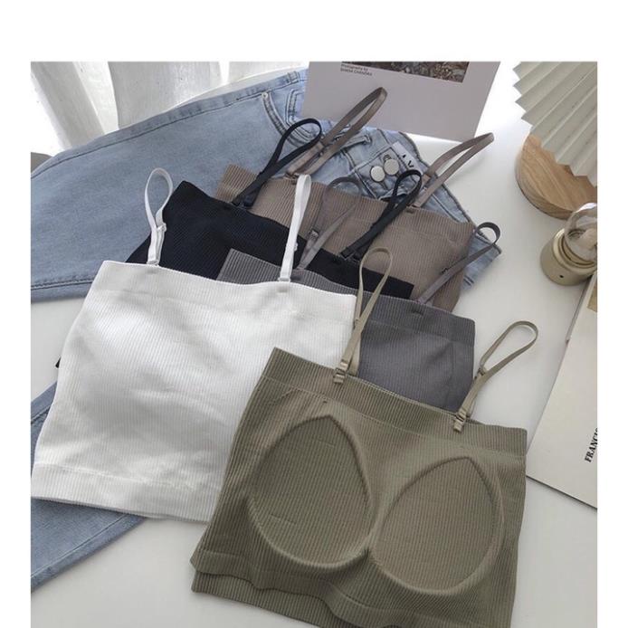 Áo Bra Nữ Thun Tăm Nâng Ngực Gợi Cảm Mẫu Mới (Tháo Rời Dây) N99