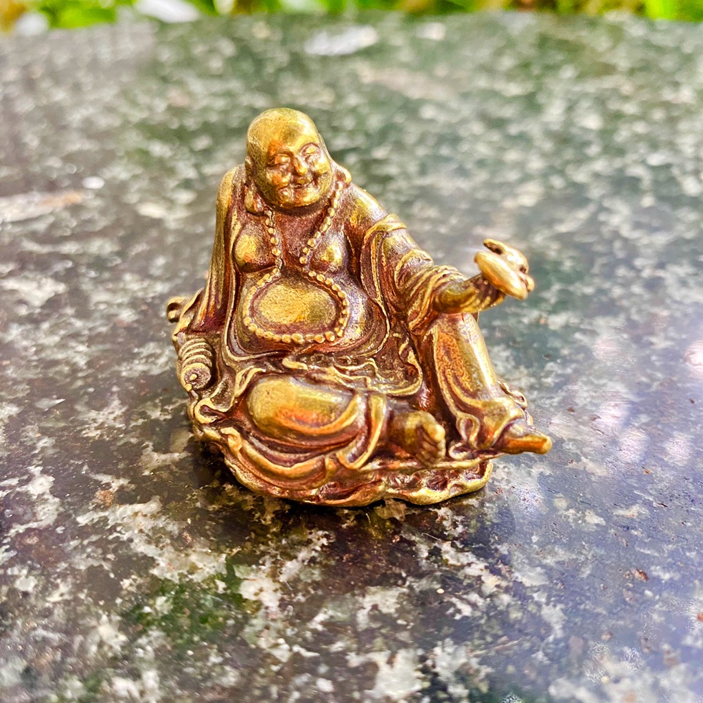 Tượng Đồng: Phật Di Lặc Ngồi Tự Tại - Vật Phẩm Thờ Cúng, Phong thủy May Mắn Tài Lộc