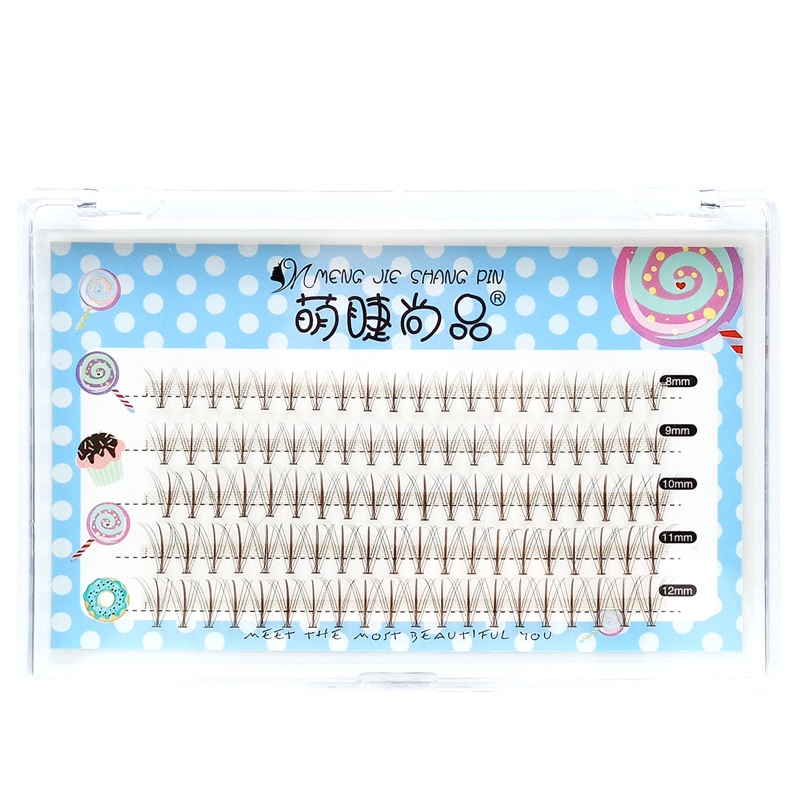 [Hàng mới về] Lông mi giả tây đuôi cá siêu cấp 8-12mm trang điểm tự nhiên