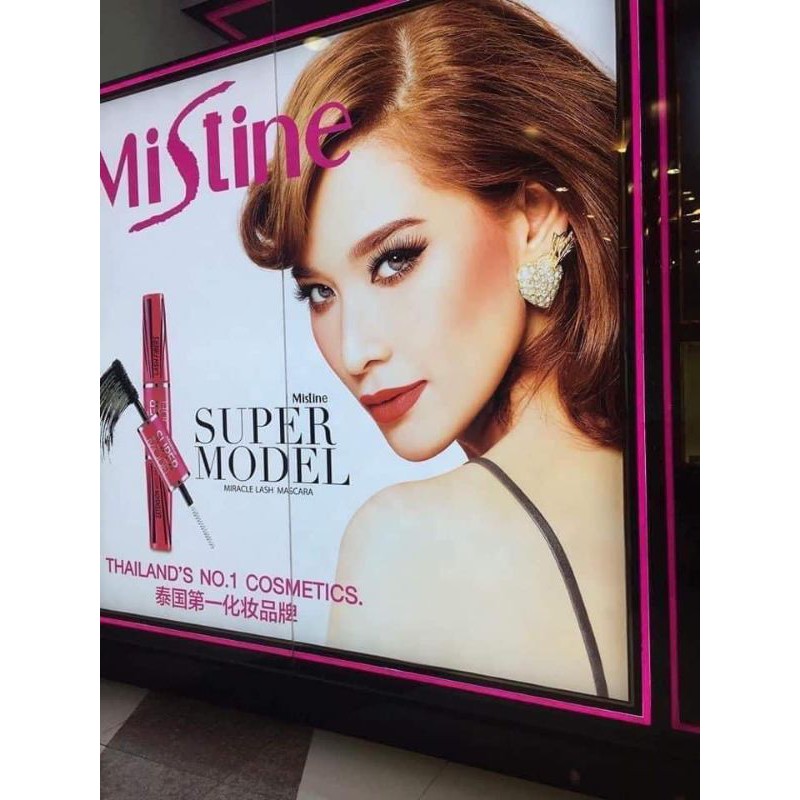 Mascara Mistine Super Model Hàng Chuẩn Thái Lan