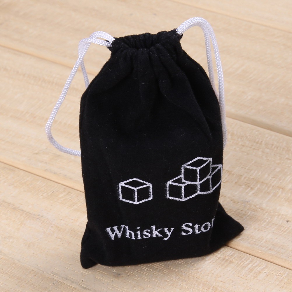 Set 6 viên đá thiên nhiên làm lạnh ly rượu tiện dụng kích thước 2*2*2cm