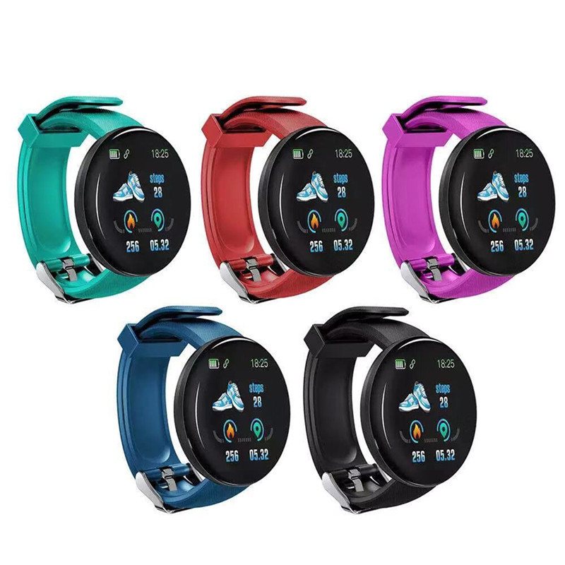 [ Ready Stock ] New Round Screen Smart Bracelet/ Smart Watches for Men Women / Smart Sport Heart Rate Oxygen Smart Bracelet/ Smart Watch with Blood Pressure Monitor, Heart Rate, Pedometer, Notifications
