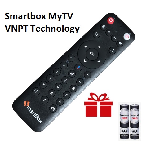 Điều khiển Smartbox Android MyTV VNPT Technology có tìm kiếm giọng nói, Remote smartbox giọng nói hàng mới