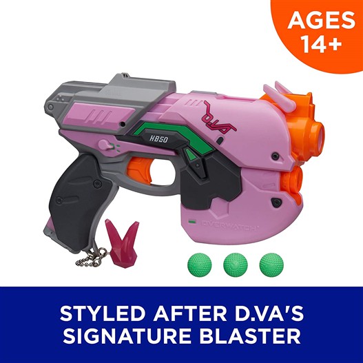 (CÓ SẴN) MÔ HÌNH CHÍNH HÃNG HASBRO NERF OVERWATCH DVA