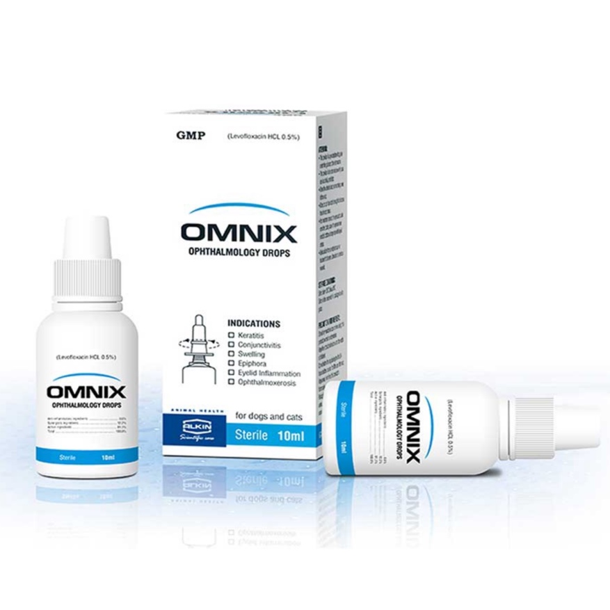 THUỐC NHỎ MẮT OMINIX  - Chuyên trị các bệnh về mắt trên Chó Mèo