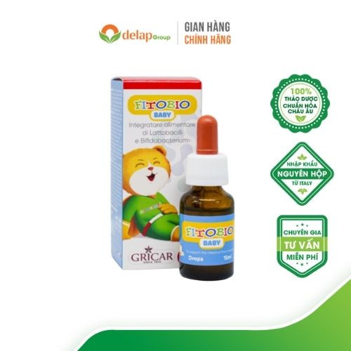 Fitobimbi Fitobio Baby cho bé rối loạn tiêu hóa 15ml