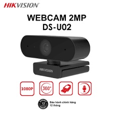 Webcam HIKvision DS-U02 và DS-U12  FullHD Độ nét cao dùng Họp trực tuyến, Học online, Gọi video call