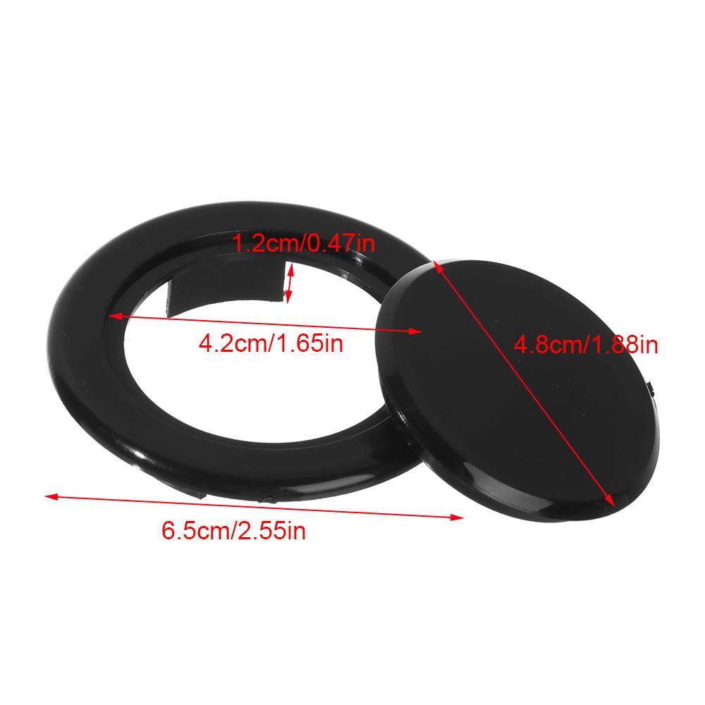 Bộ 2 Nắp Đậy Chặn Lỗ Bàn Bằng Nhựa Trong Suốt Tiện Dụng