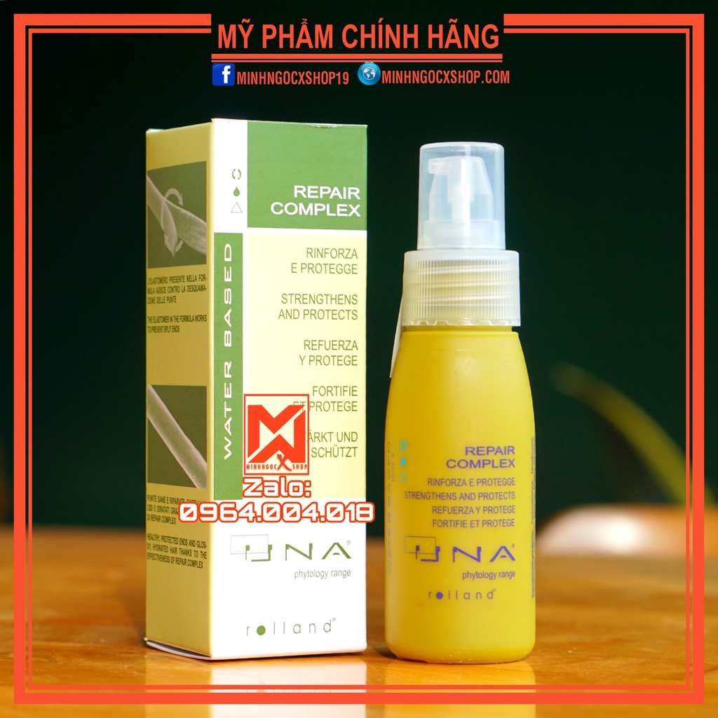 ✅[ ROLLAND ] DẦU DƯỠNG TÓC - TINH DẦU DƯỠNG TÓC ROLLAND UNA REPAIR COMPLEX 60ML CHÍNH HÃNG