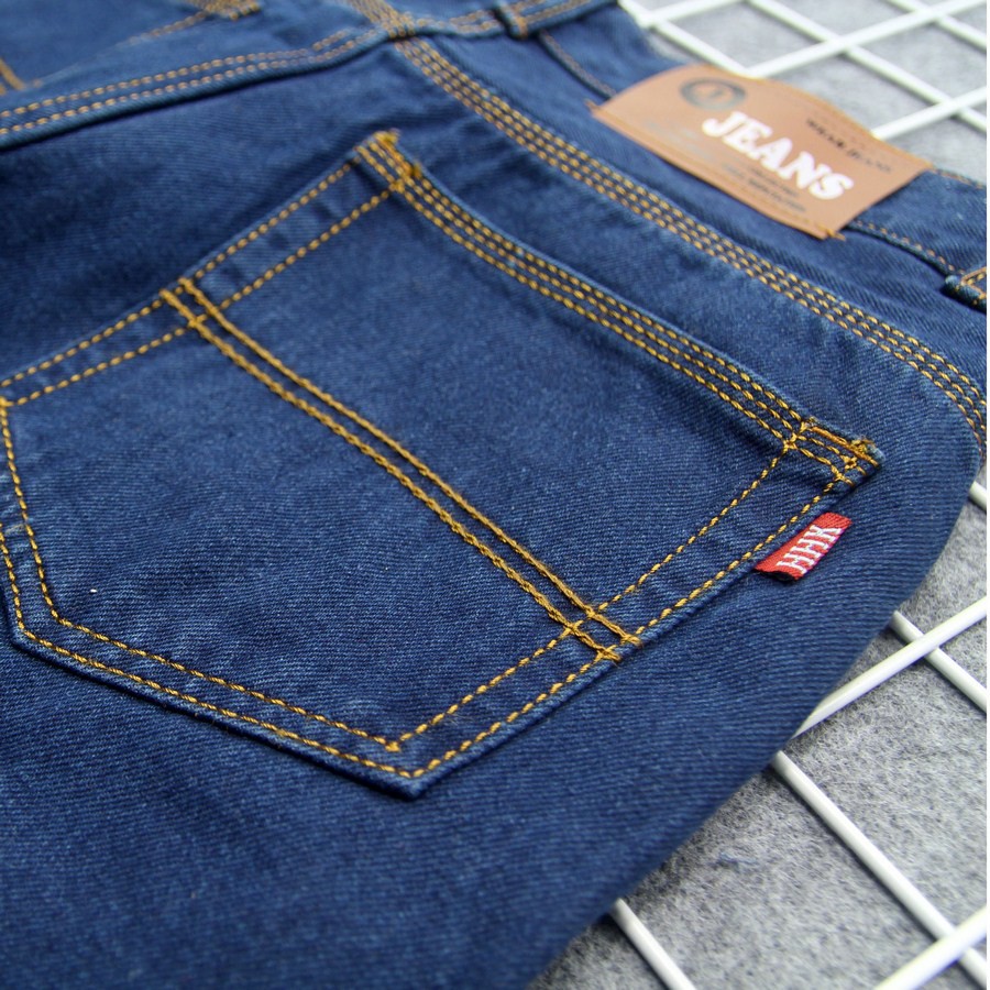 Combo 3 quần shorts jeans nam vải dày 3 màu xanh nhạt, xanh đậm, xanh đen BB jeans
