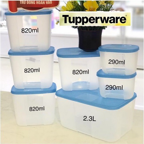 Bộ hộp trữ đông Tupperware - Freezermate (7 hộp) - Nhựa nguyên sinh