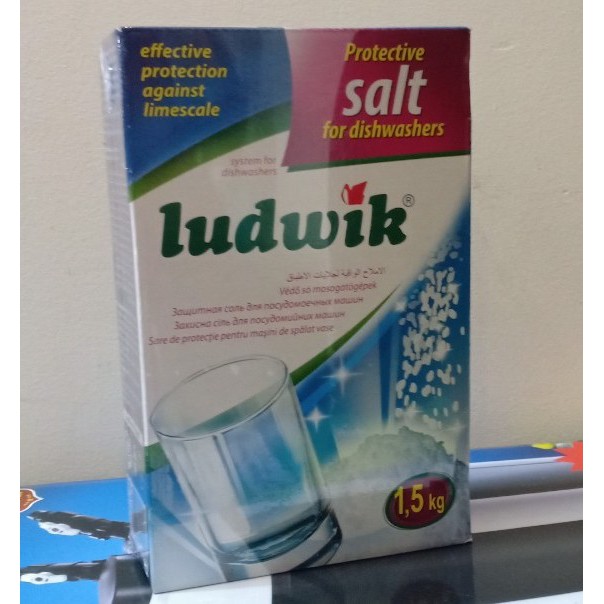 Muối Rửa Chén Bát Ludwik - Muối Làm Mềm Nước 1,5kg