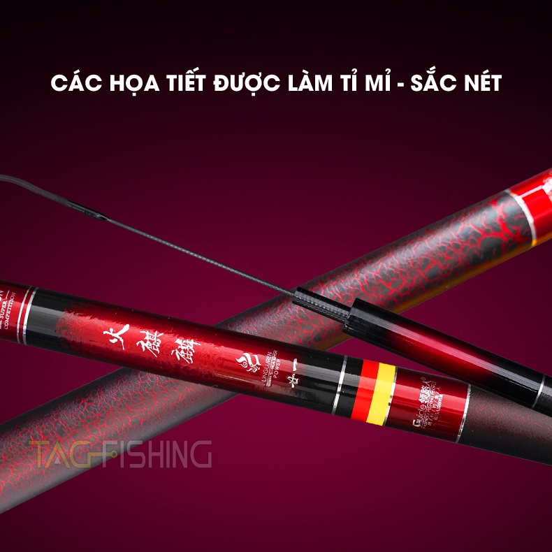 Cần Câu Tay Guide Kỳ Lân Lửa Săn Hàng