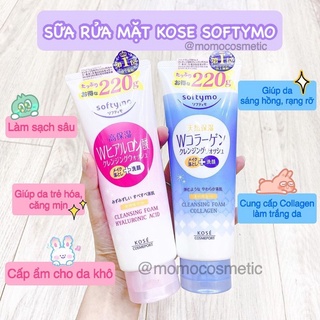 Sữa rửa mặt Kose Softymo