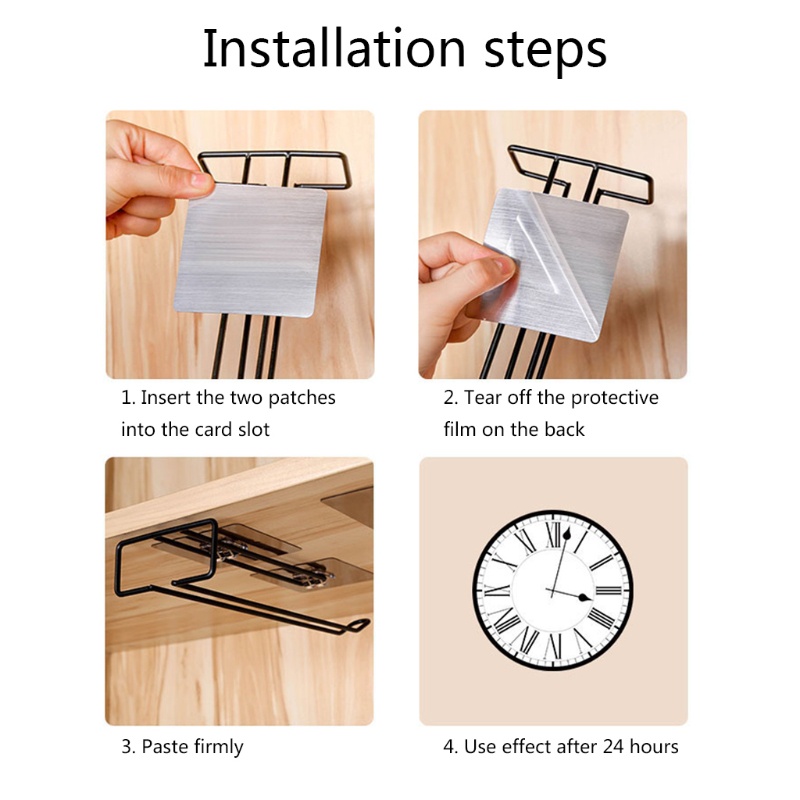 Giá Đỡ Cho Cuộn Giấy Vệ Sinh Gắn Dưới Tủ Tiện Lợi