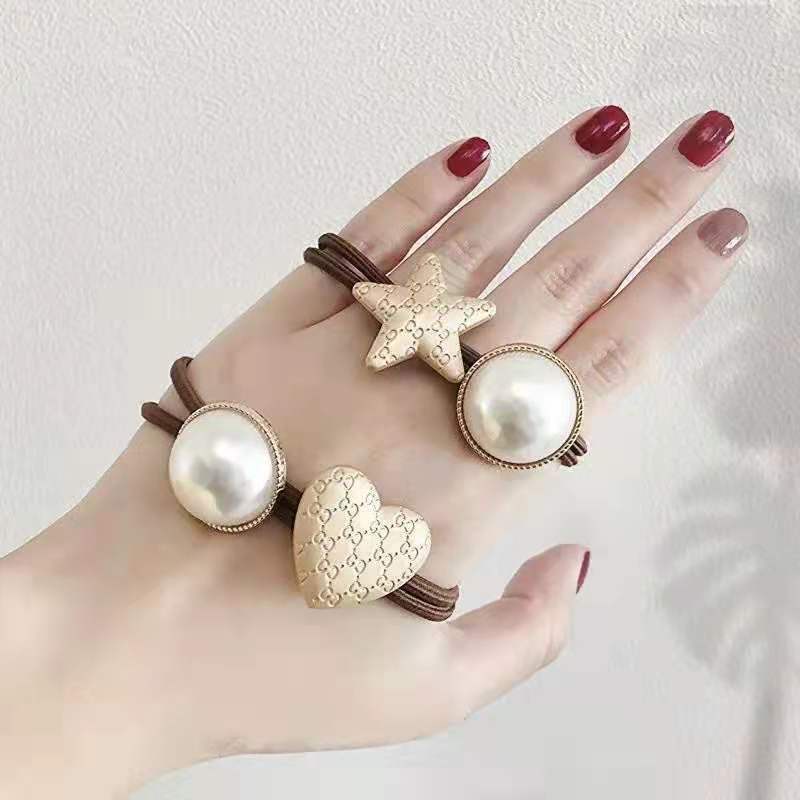 Cột tóc đính ngôi sao tim phong cách hàn quốc xinh xắn đáng yêu CT19