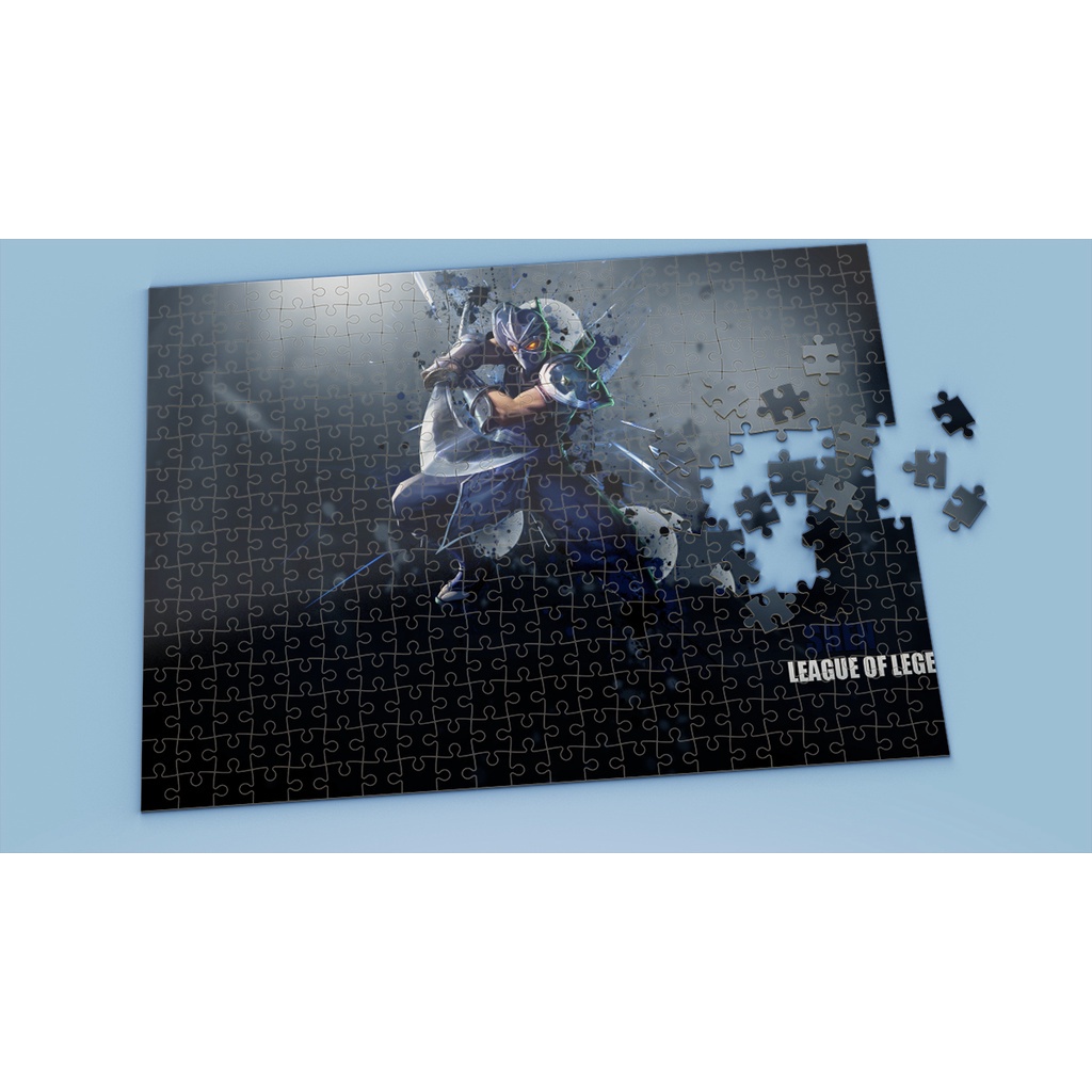 Tranh ghép hình A4, A5 League of Legends, xếp hình SHEN - Mẫu 1