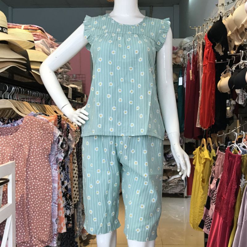 chất vải đũi, xước in dầy mền, không xù lông ,mặc mát, thấm mồ hôi Size 48-65kg