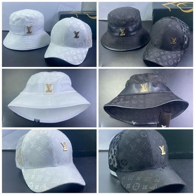 Combo nón cặp nam nữ (Có bán lẽ) - 1 kết lưỡi trai - 1 vành bucket L/ cá tính thời trang (Cap-Nón(Most))