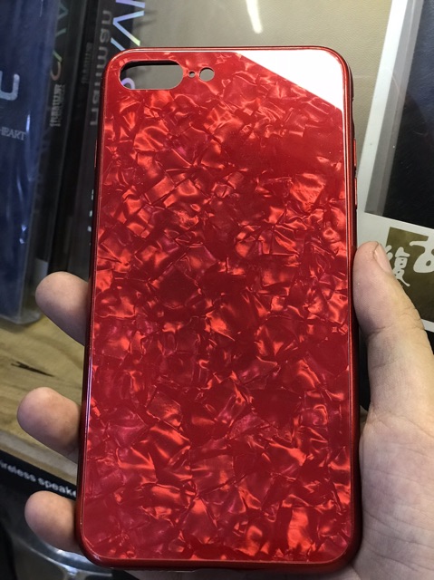 Ốp lưng kính vân đá 3D dành cho iPhone 6/7/6plus/8plus/X/Xsmax